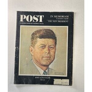 John F Kennedy in Memoriam ,The Saturday Evening Post December 14,1963